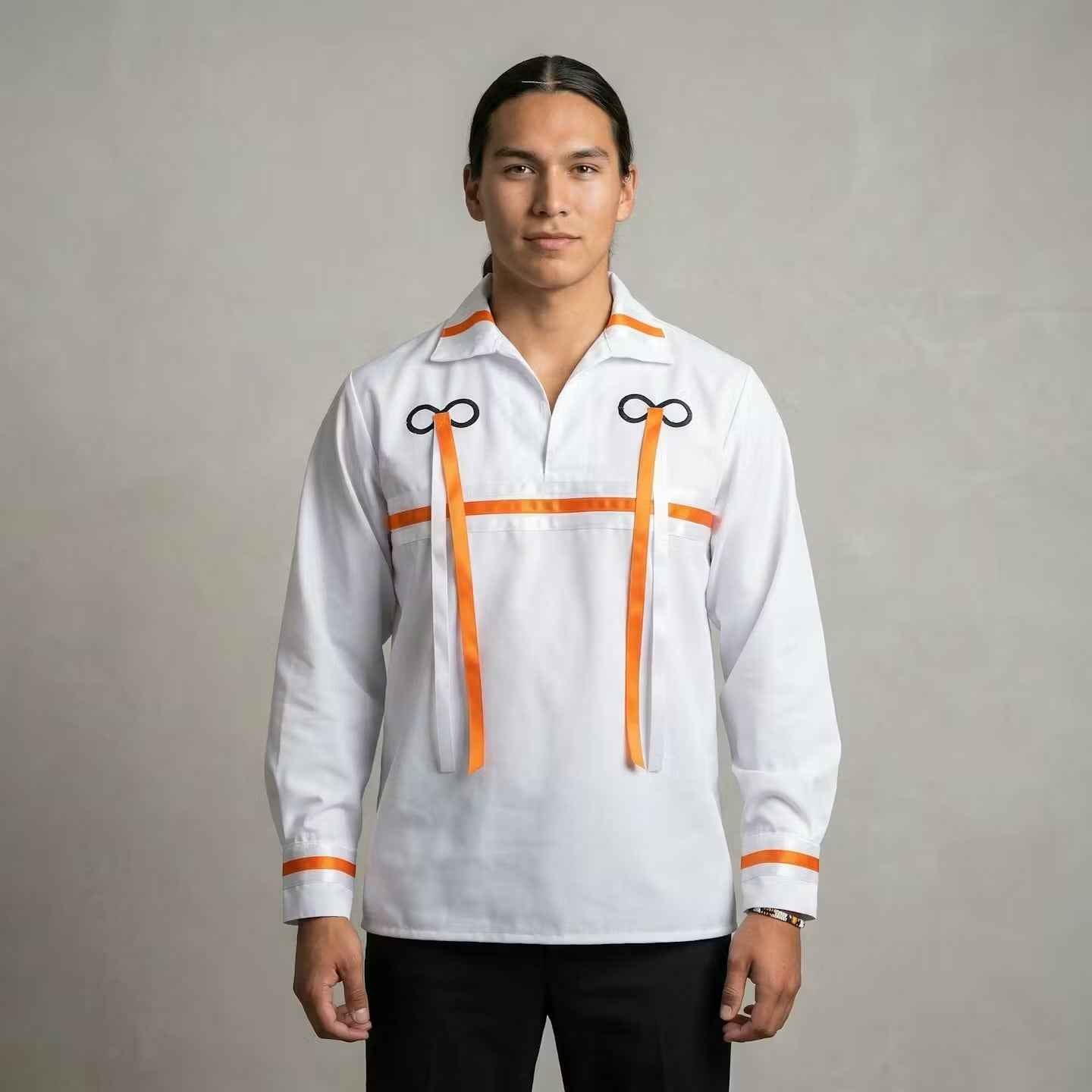 White Ribbon Shirt (Bow)