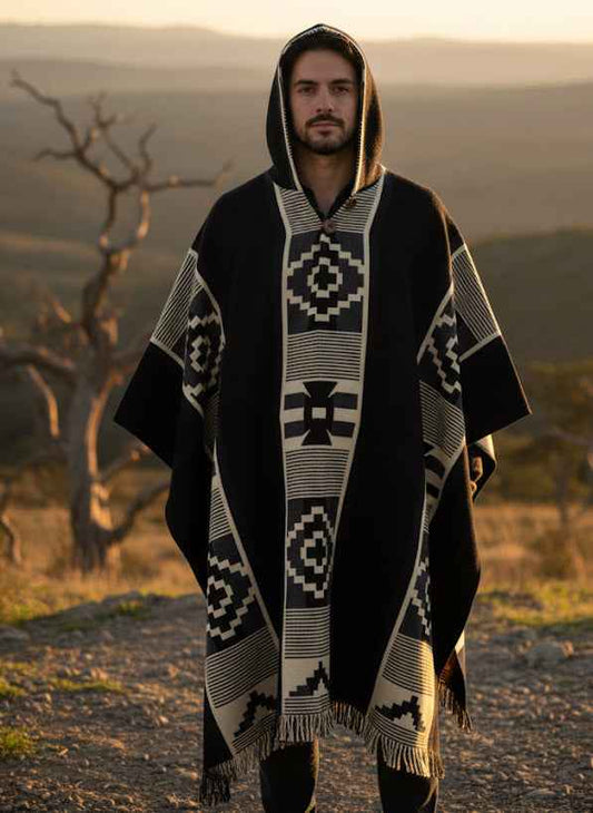 Symmetry HandMade Wool Poncho