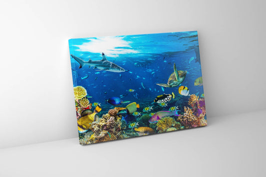 Leinwandbild – Below the Surface – Wandkunst