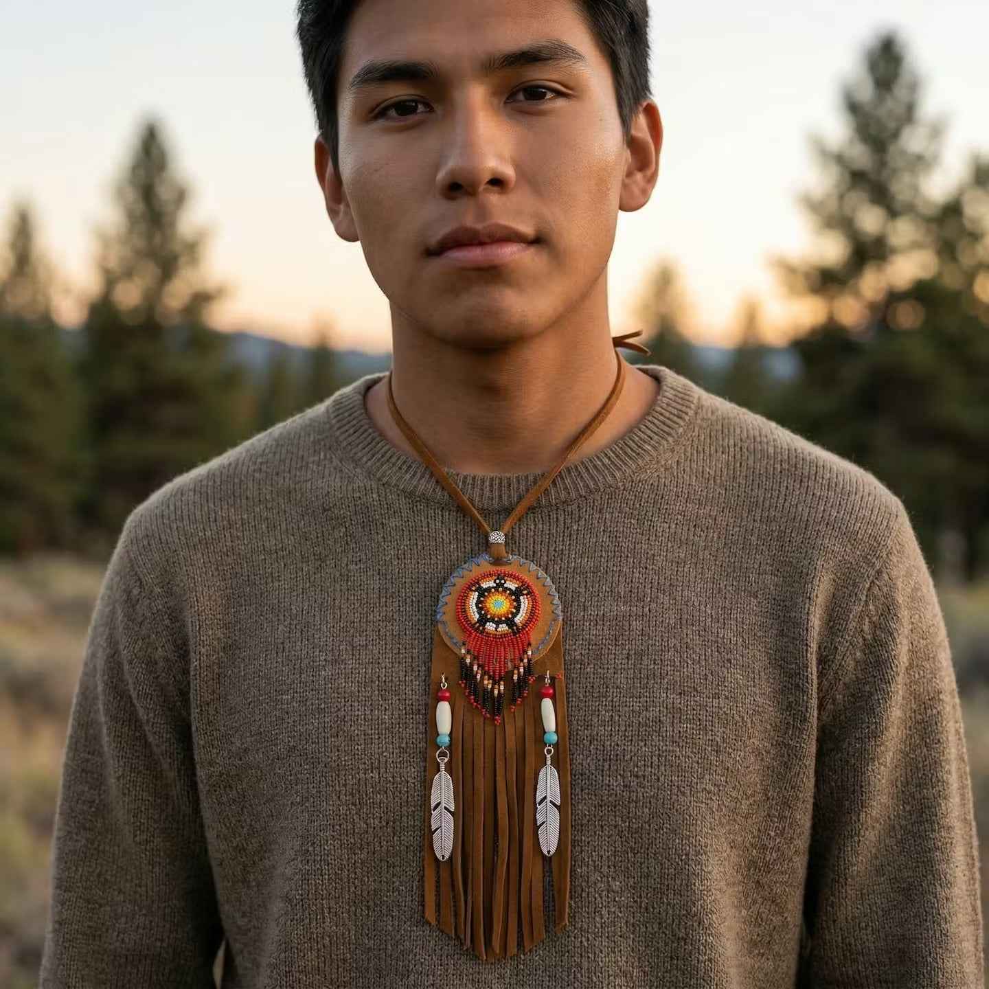 Regalia Medallion Brown