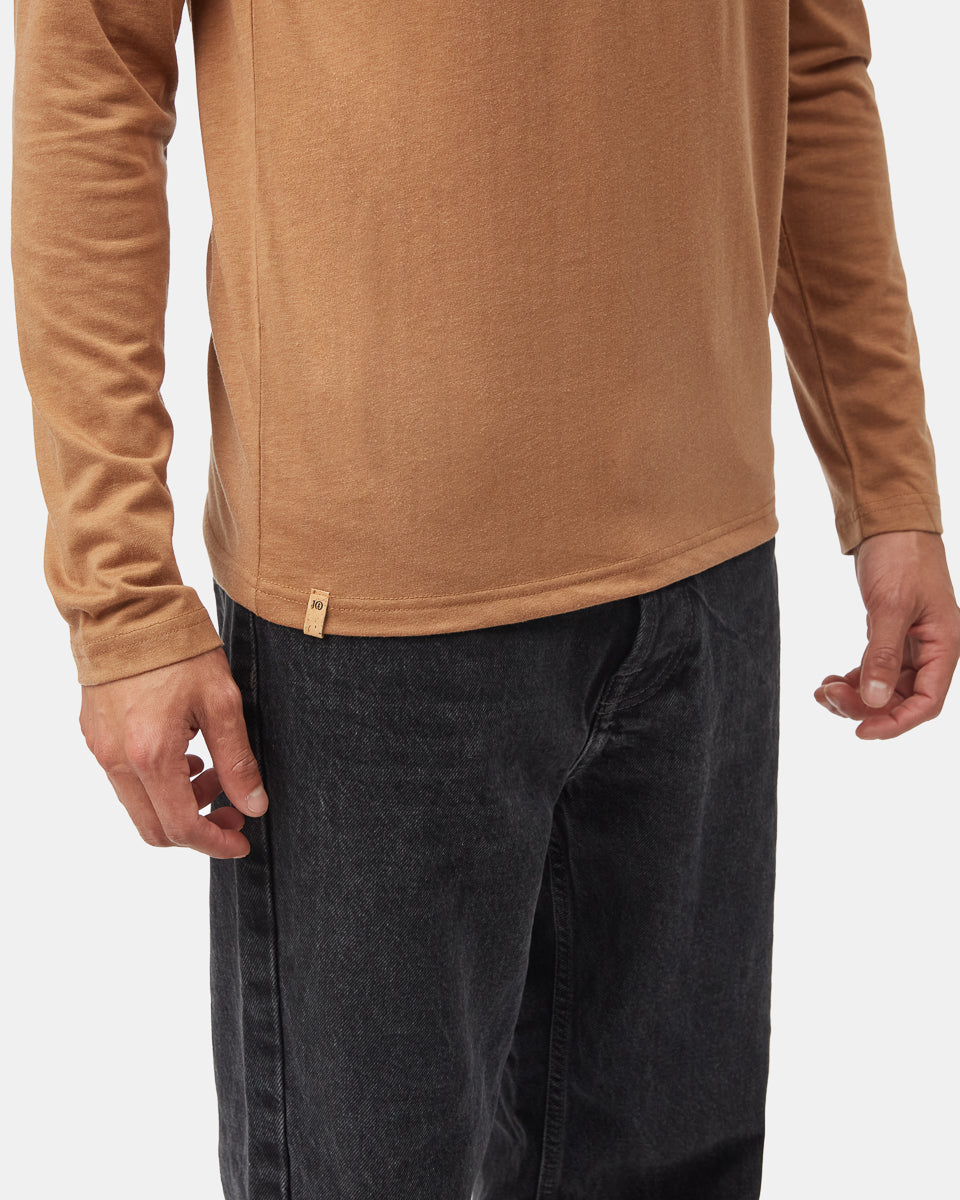 TreeBlend Baker Henley Langarmshirt