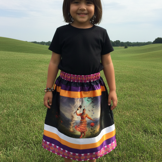OLDTRIBES™ Infants Dancing of Wind Ribbon Skirt