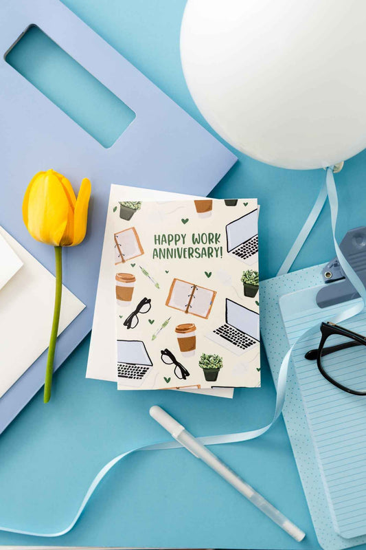 Happy Work Anniversary - Greeting Card
