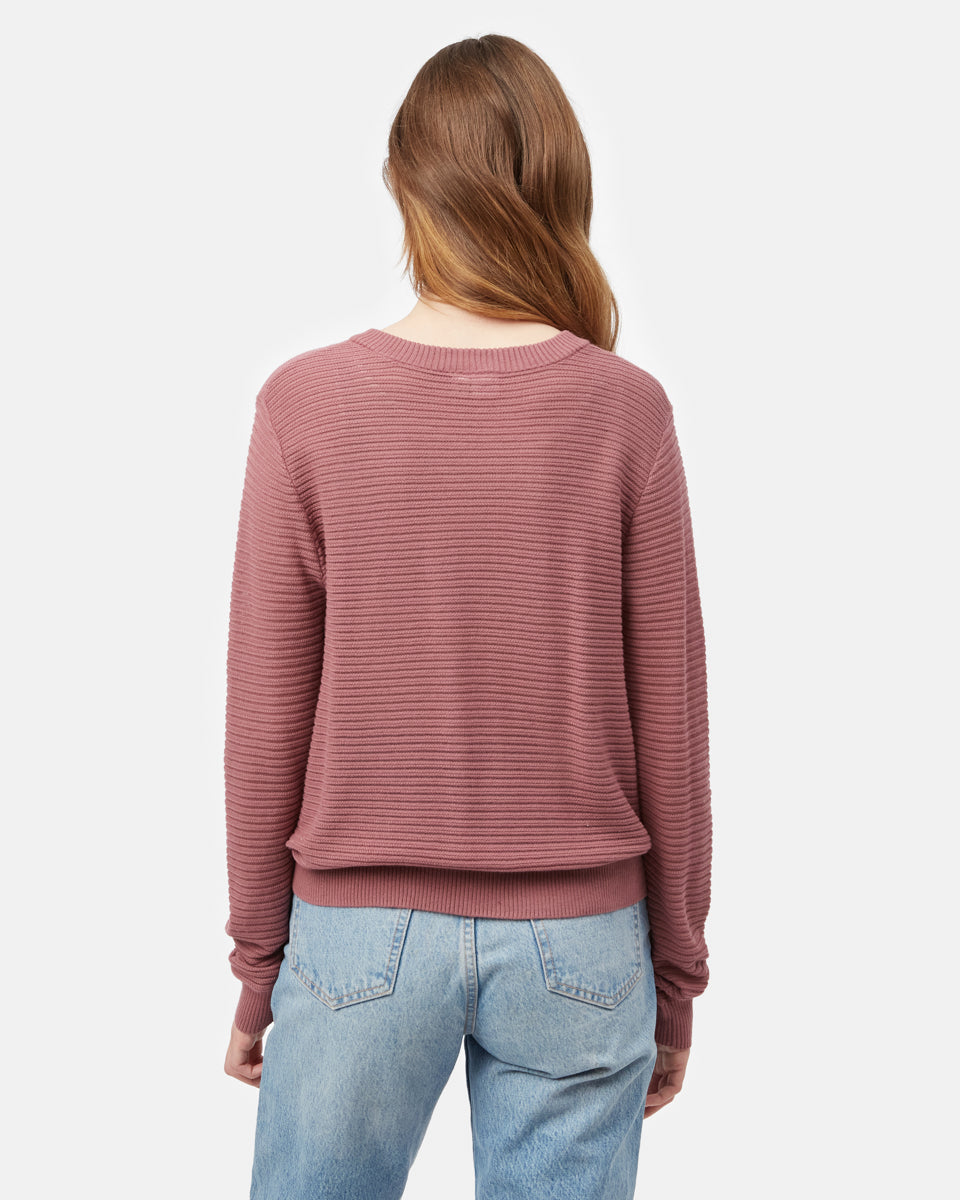 Highline Baumwoll Rippstrickpullover