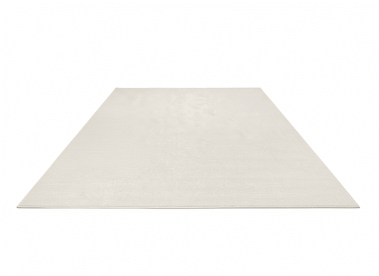 Cloud White Textured Diatom Silk Rug