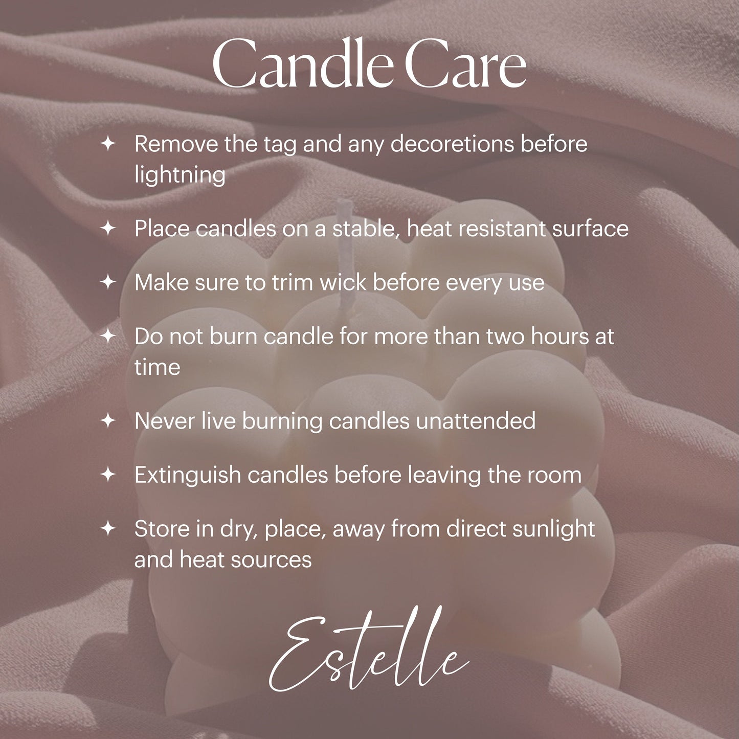 Flower Bouquet Candle | Sculptural Soy Wax Pillar Candle