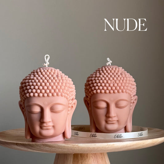Buddha Bust Candle | Sculptural Soy Wax Statue