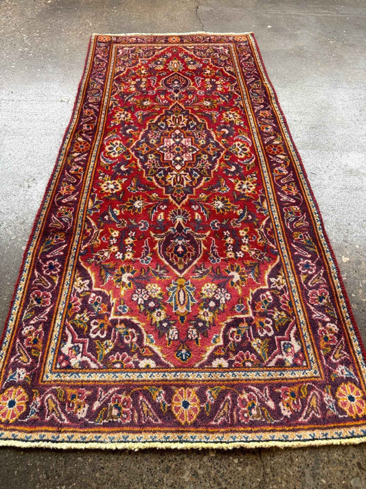On Hold - Persian Kashan Rug | 2' 1" x 4' 8"