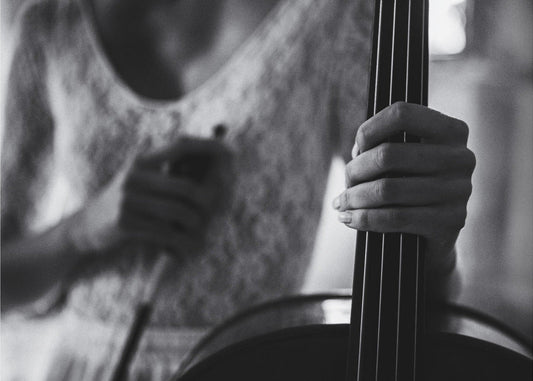 Wandkunst-Pause für das Cello