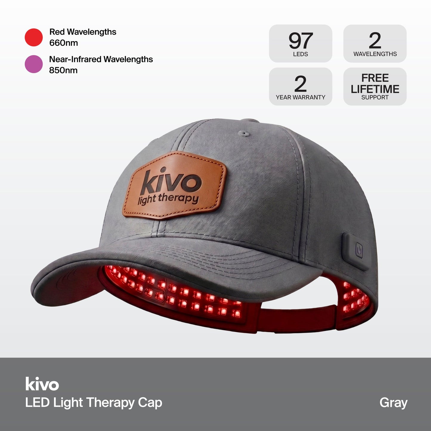 Kivo LED Light Therapy Cap