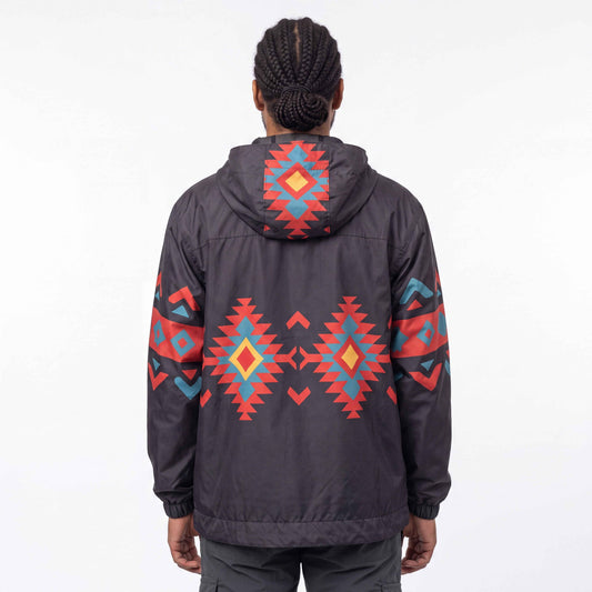 OLDTRIBES™ Sunrise Peaks Windbreaker(Black)