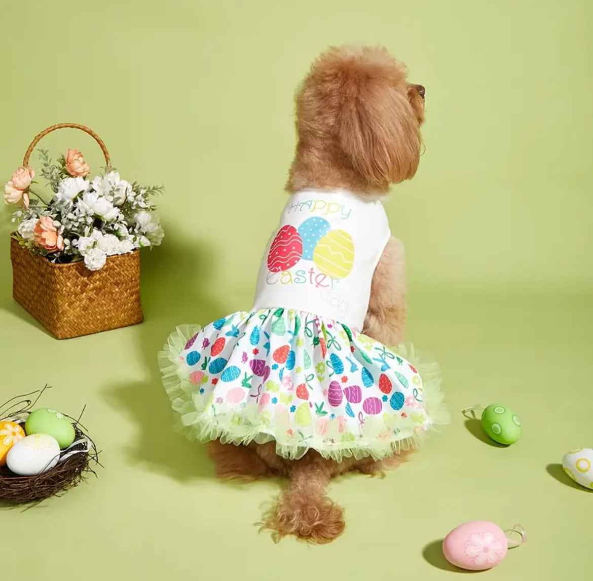 Easter Egg Dress – Festive Luxury Dog Dress
