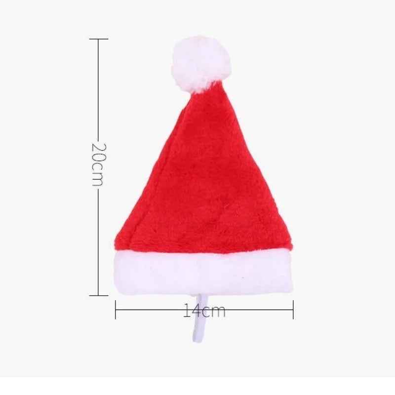 Classic Santa Dog Hat | Holiday Pet Hat Accessory