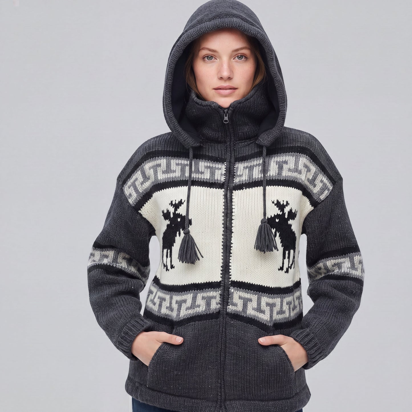 OLDTRIBES™ Sovereign Moose Wool Jacket