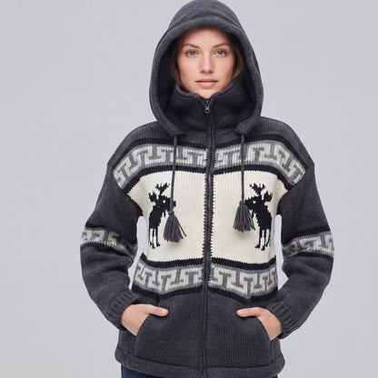 OLDTRIBES™ Sovereign Moose Wool Jacket