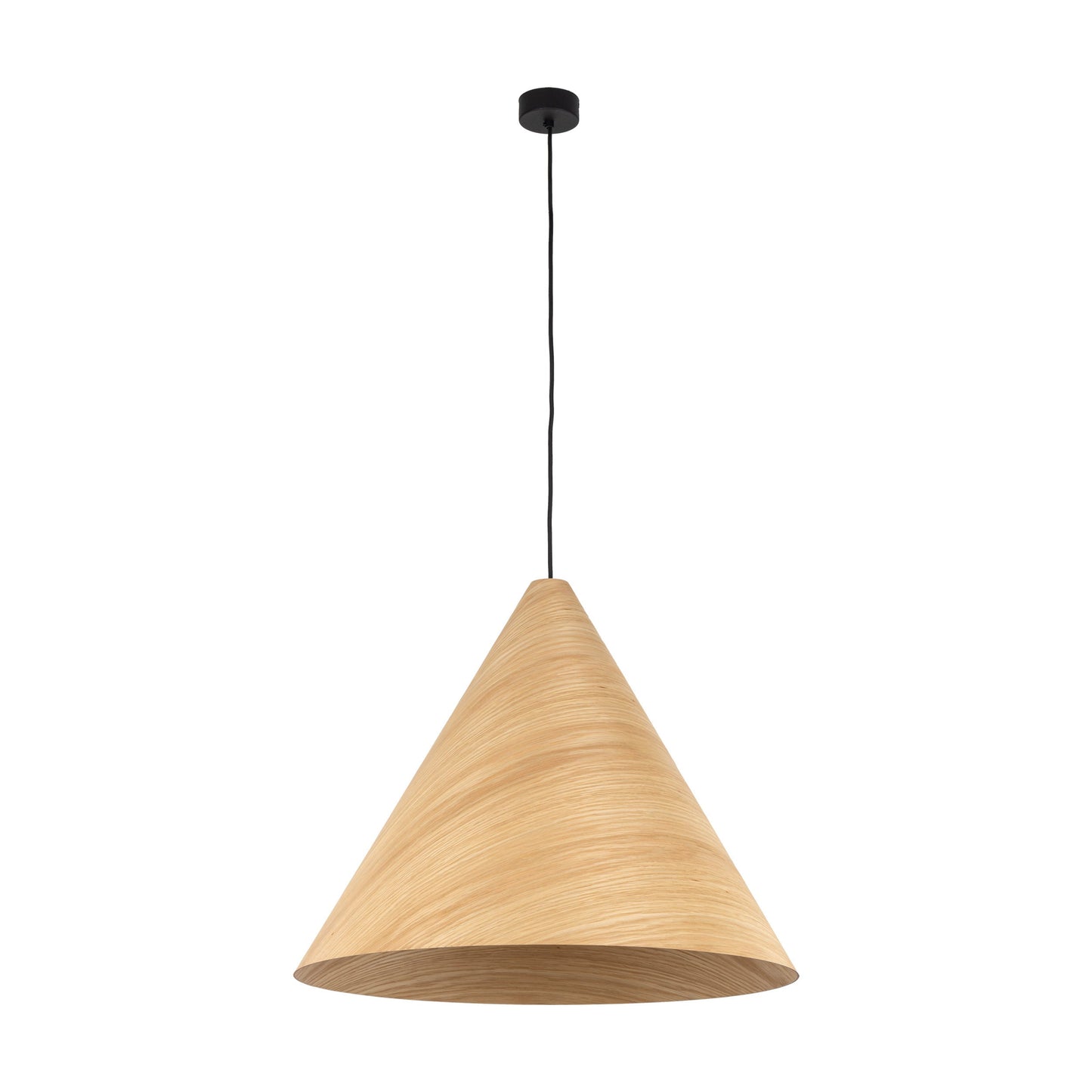 SOLIS Large Scandinavian Wood Pendant Light – Statement Cone Design (Limited Edition) - AURABAGS SHOP
