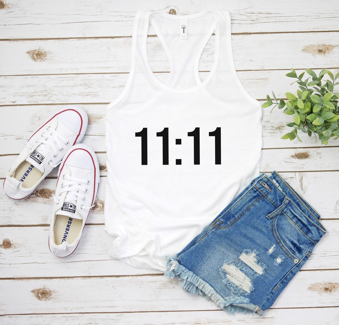 1111 Racerback Tank Top