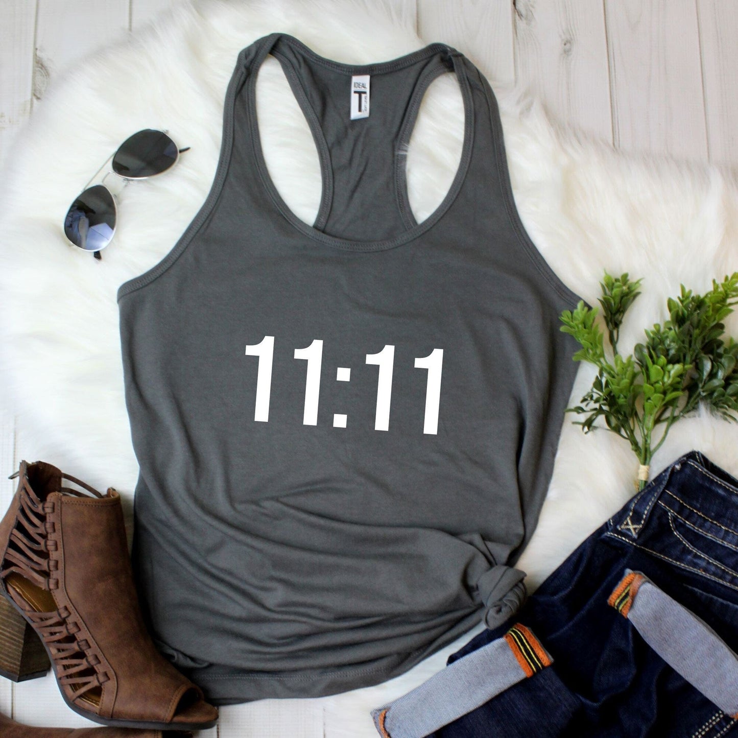 1111 Racerback Tank Top