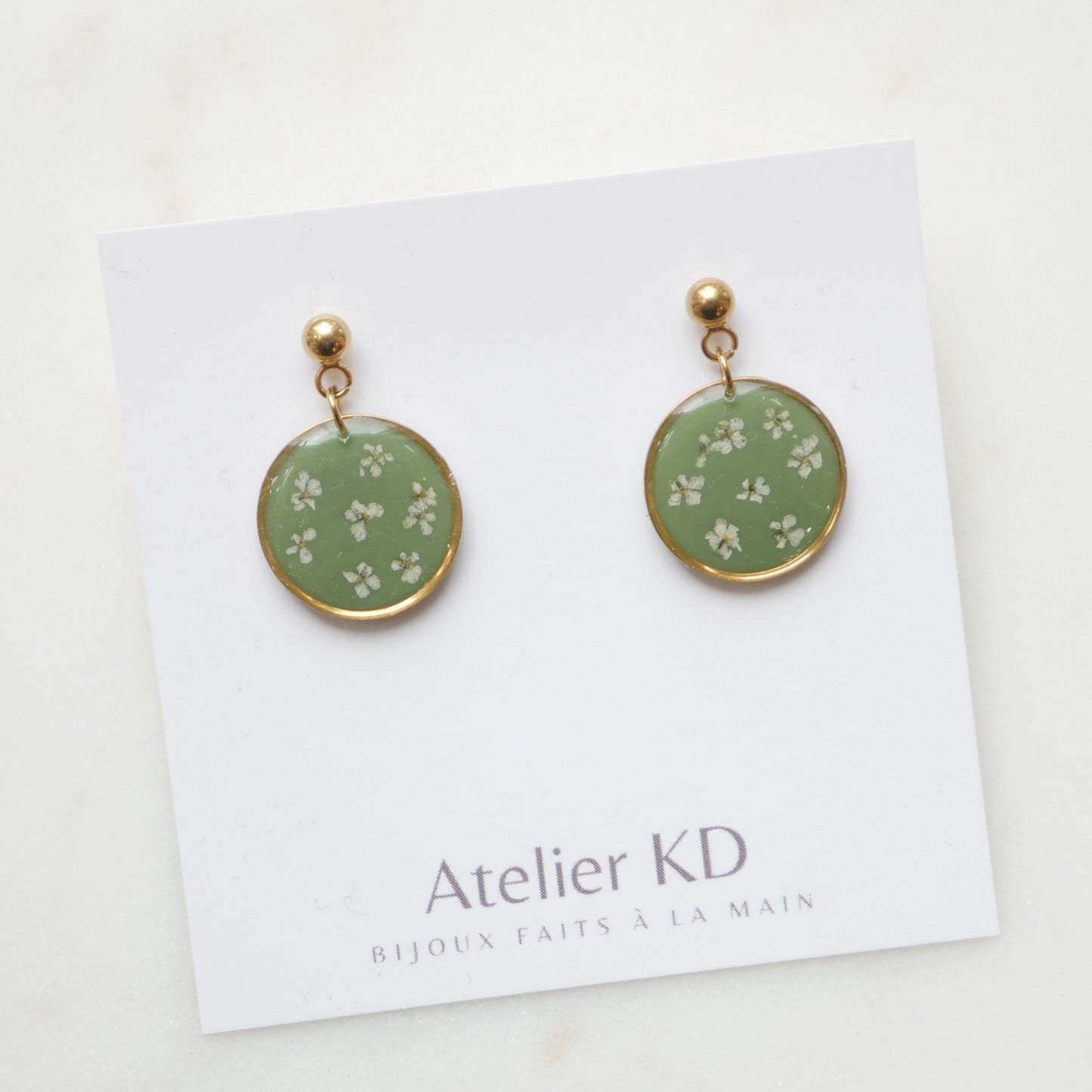 Boucles d'oreilles Dona - rond 16mm - Édition spéciale automne 2025