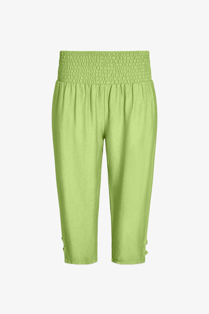 Women's Woven Capri Trousers