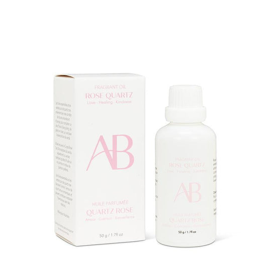 Rose Quartz Fragrance Oil Refill with Comforting Sandalwood & Rose Geranium by Aromabotanical