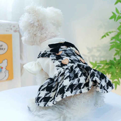 Mademoiselle Tweed Dog Dress | Pet Fashion Dress