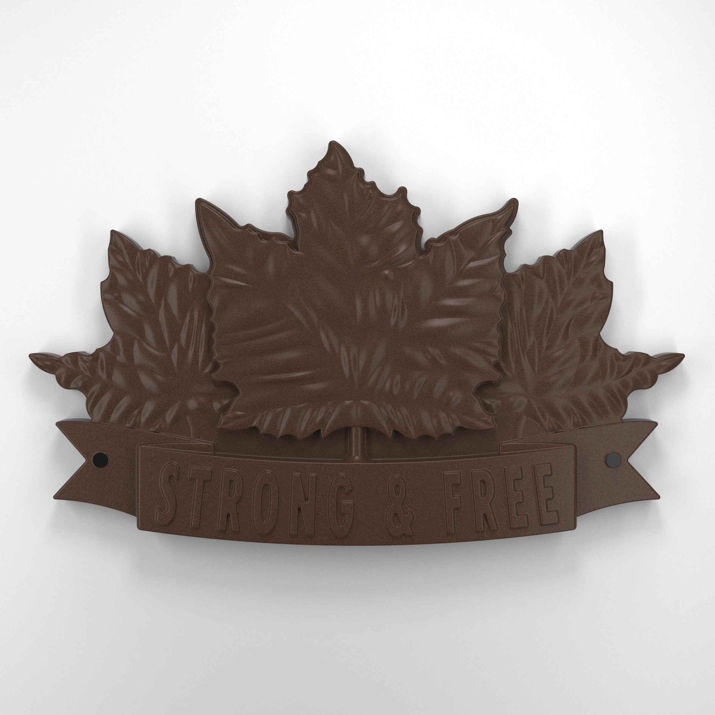 Strong and free • Plaque [1729]