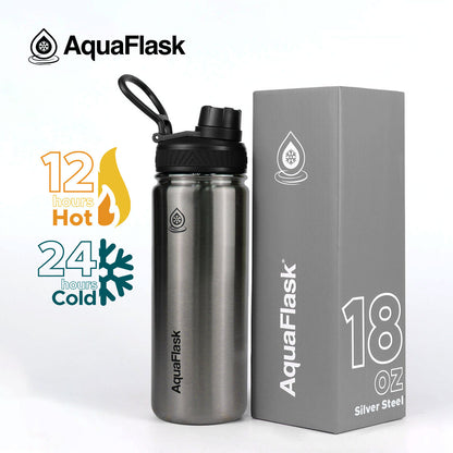AquaFlask Original Vakuumisolierte Wasserflaschen 530ml (18oz)