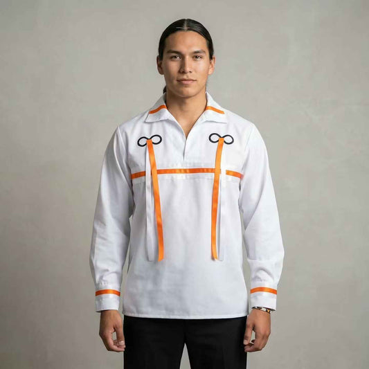 White Ribbon Shirt (Bow)
