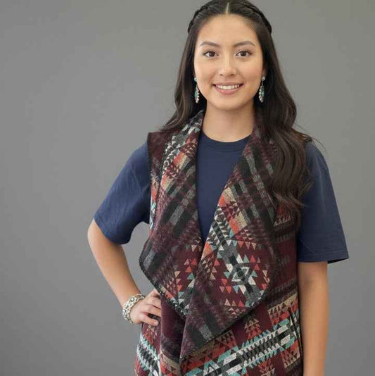 Vest Shawl Ruana Cardigan Sweater