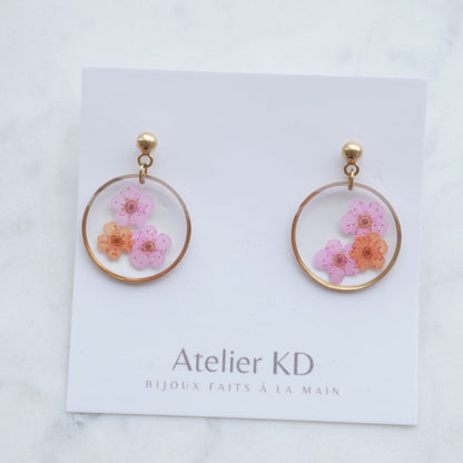 Edition Spéciale - Boucles d'oreilles duo Sofia - rond