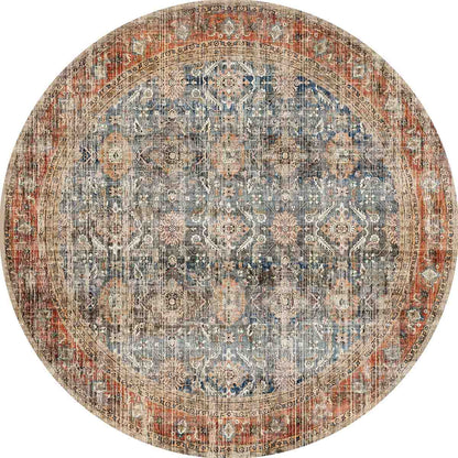 Clara Orange Blue Teppich