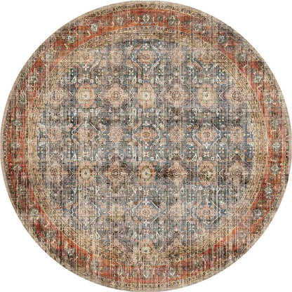 Clara Orange Blue Teppich