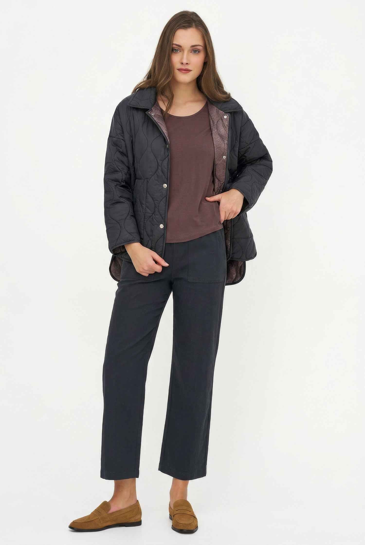 Women's Woven Jacket Quilted
