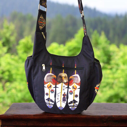 Eagle Feather Crossbody Bag