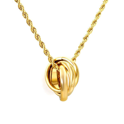 Twist & Shine Pendant Necklace