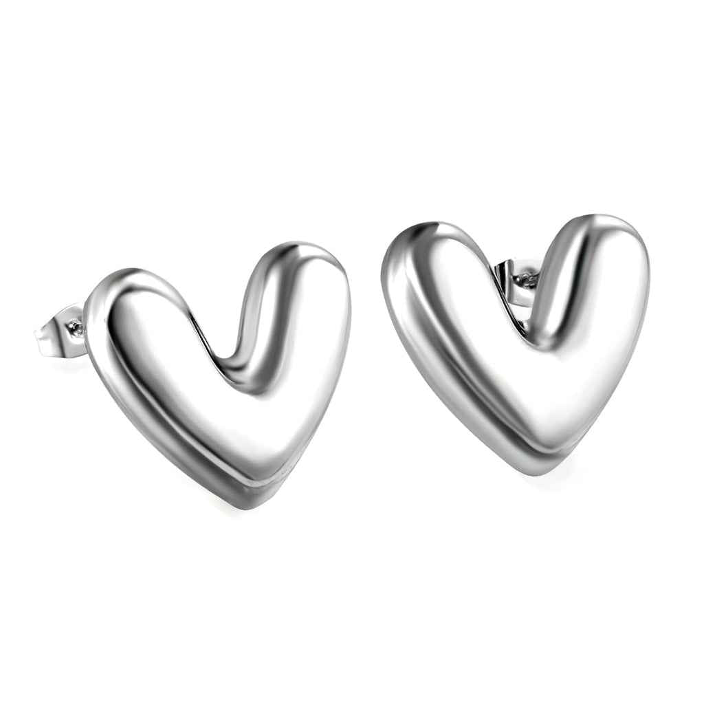 Classic Heart Studs