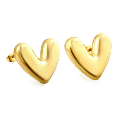 Classic Heart Studs