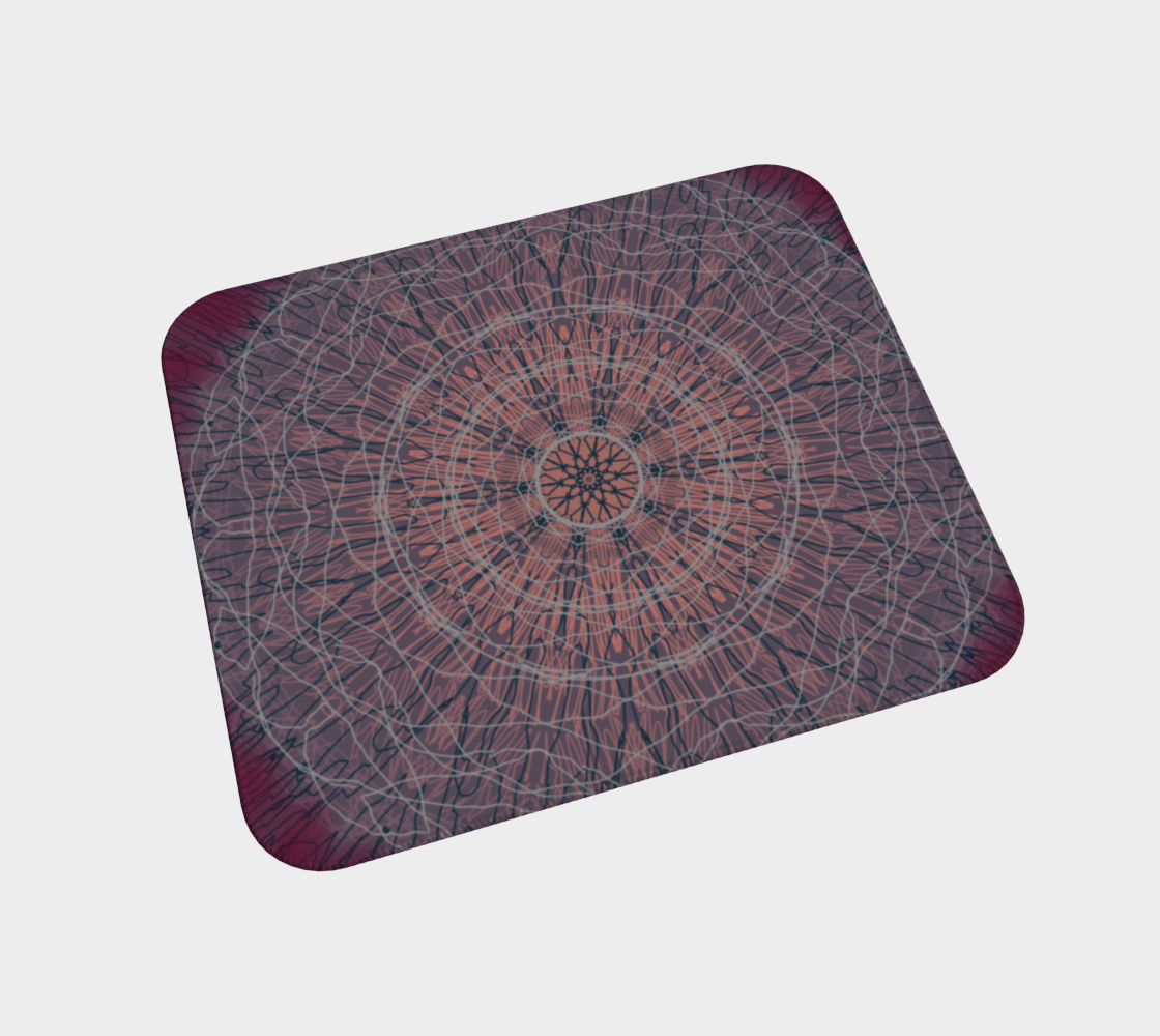 Small | Desk Mat | Meditative Mandala