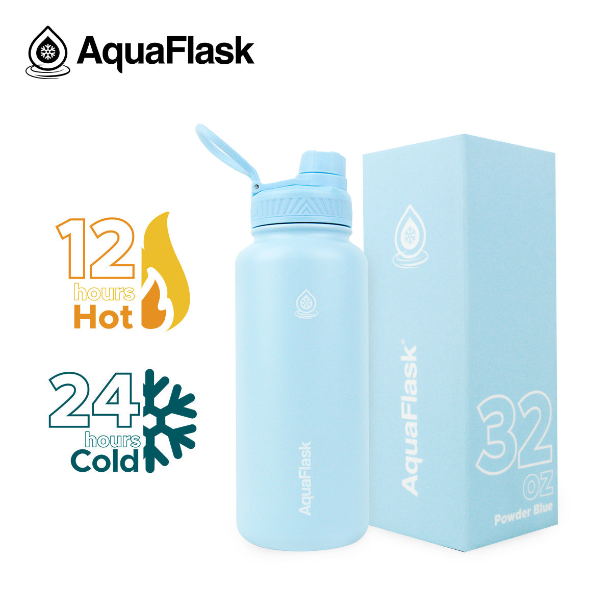 AquaFlask Original Vakuumisolierte Wasserflaschen 935ml (32oz)