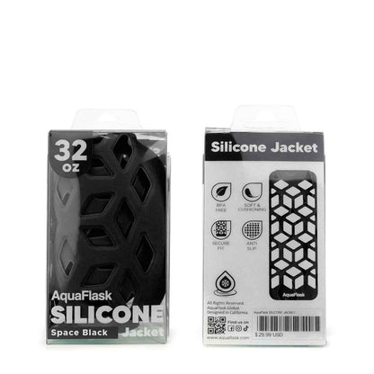 AquaFlask 32oz Silicone Sleeve – Durable, Non-Slip & Shock-Absorbing Bottle Cover