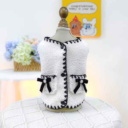 Zelda Vest – Luxury Fur-Trim Dog Vest