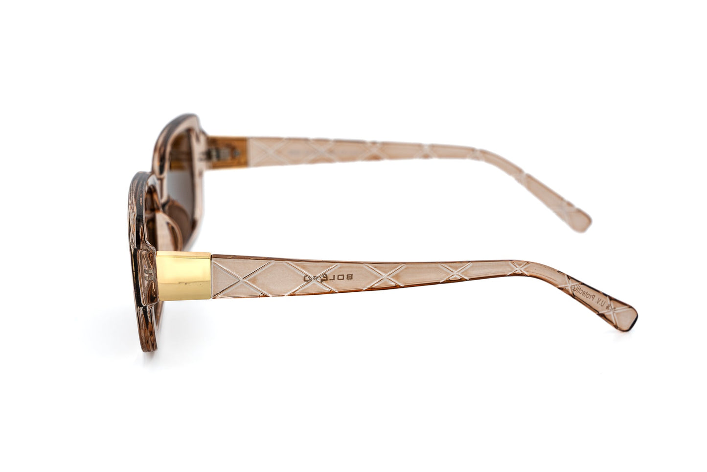 Odette – Quilted Rectangular Polarized Sunglasses | Bolero Eyewear