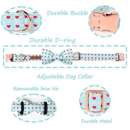Heart Bowtie Collar