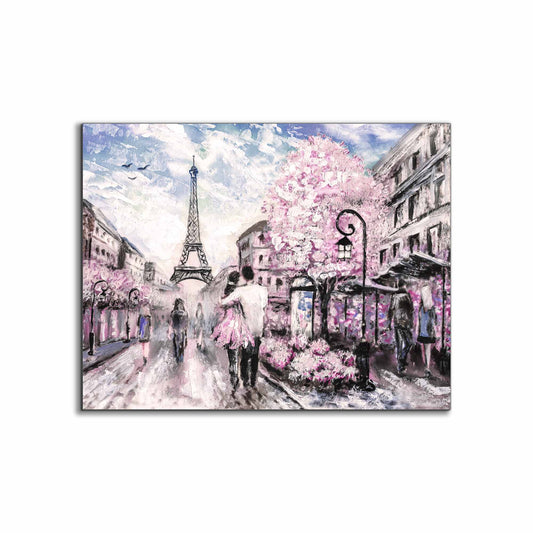 Pretty Pink Paris - Leinwandbild - Wandkunst
