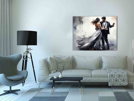 Tanzgala-Schöne Kunst-Wanddeko-Leinwandbild