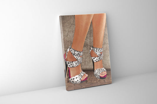 Absatzschuhe - Leinwand-Wanddekoration - Moderne Kunst - RGB-Lack