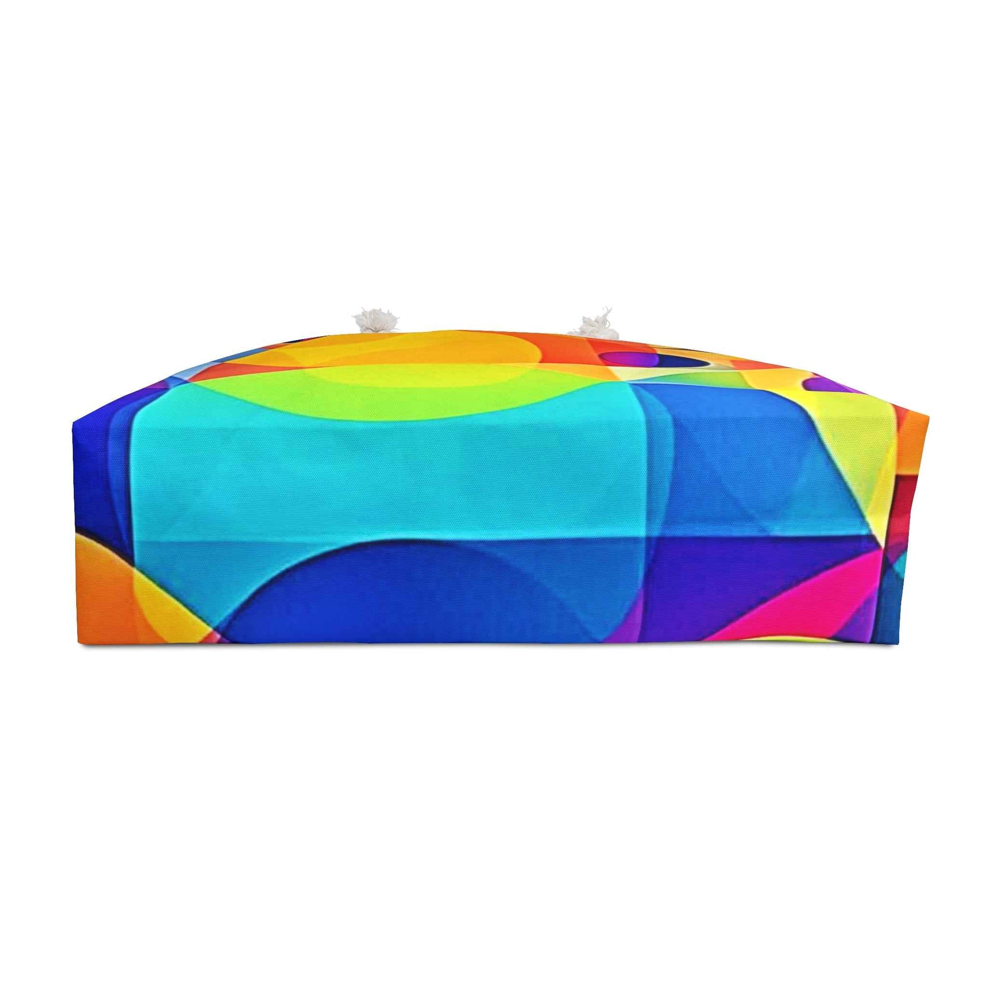 Abstract Colorful Geometric Pattern Weekender Bag | Vibrant Travel Tote