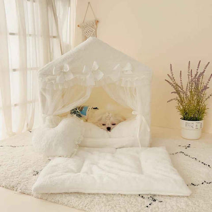Princess Cabana Dog Bed | Dog House Style Pet Bed