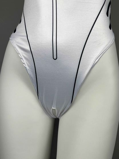 Crotchless Anime Style Cosplay Bodysuit Lingerie Costume